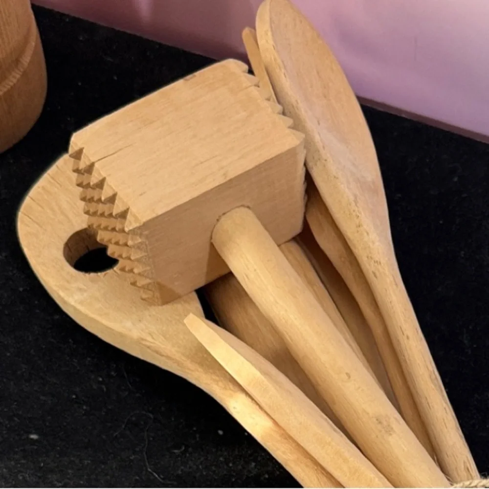 Natural Wood Utensil Set